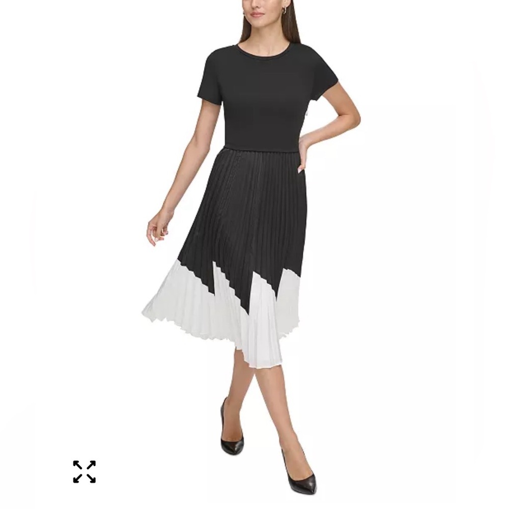 Karl Lagerfeld Black and White Dress | Designer